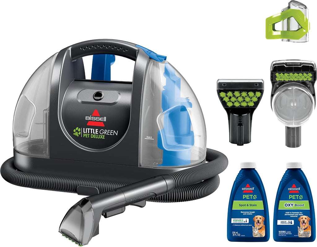 BISSELL Little Green Pet Deluxe Portable Carpet Cleaner, 3353