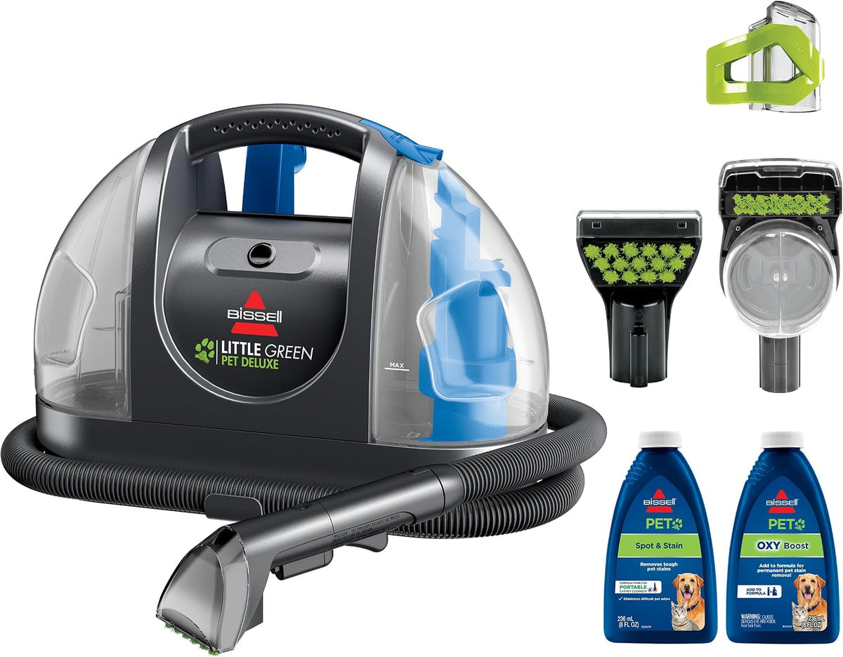 BISSELL Little Green Pet Deluxe Portable Carpet Cleaner, 3353