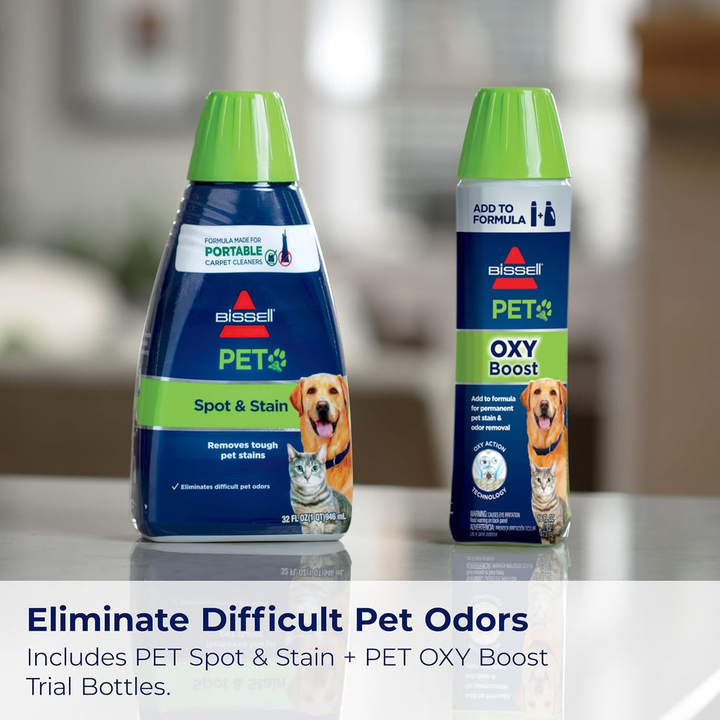 BISSELL Little Green Pet Deluxe Portable Carpet Cleaner, 3353
